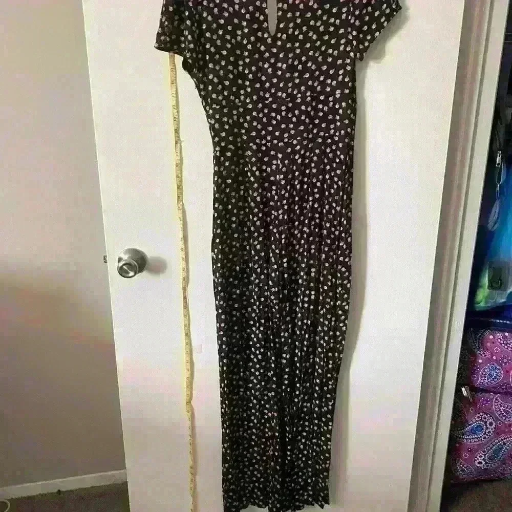 Free People Long Pant Romper Size 6 - Picture 3 of 6